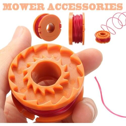 Newest Line String Trimmer Spool For Worx WA0010 WG150 WG156 WG180 Replacement Trimmer Spool Line Grass Lawn Mower Head Coil