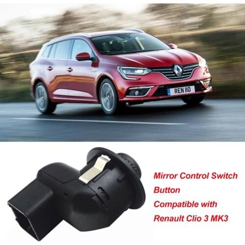 Mirror Control Switch Button for Renault Clio 3 MK3 Laguna 2 Scenic Megane 2 Kangoo 2007-2017 Auto Car accessories