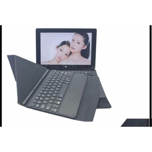 MAORONG TRADING Magnetic Keyboard with Leather Jacket for Vido for VOYO for Cube WIN8 WIN10 10.1 10.6 inch Tablet PC