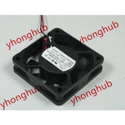NMB-MAT 2406KL-04W-B29 T04 DC 12V 0.10A 60x60x15mm Server Cooling Fan