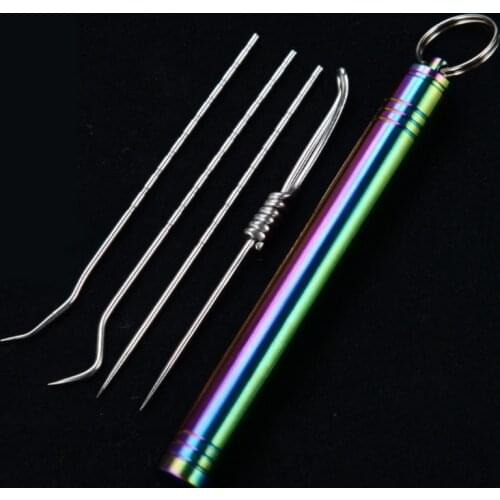 Durable Stainless Steel portable Rustproof Stand For Toothpick Household Travel Seal Storage Container Box