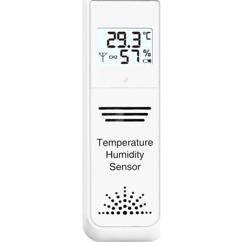 Protmex 201C Wireless Outdoor Sensor Weather Station Transmitter Temperature Sensor White For Home Weather Station