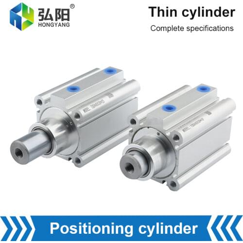 Automatic Loading And Unloading Positioning Cylinder 3mm To 45mm Stroke Aluminum Alloy Telescopic Compact Air Cylinder