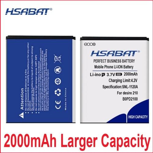 Top Brand 2000mAh B0PD2100 Battery For HTC Desire 210