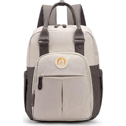 Waterproof Diaper Bag Stroller Strap Outdoor Travel Backpack Large Capacity Wear-resistant Baby Nappy Bag Fashion Women Backpack