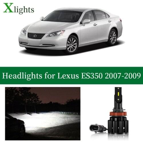 Xlights Led Headlight Bulb For Lexus ES350 2007 2008 2009 Low High Beam Canbus Car Headlamp Lamp Light Accessories 12V 24V 6000K