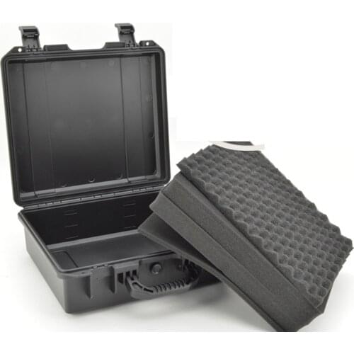 Protective Safety Instrument Tool Box Plastic Storage Toolbox Outdoor Shockproof Box File Box Equipment Camera Case w Foam