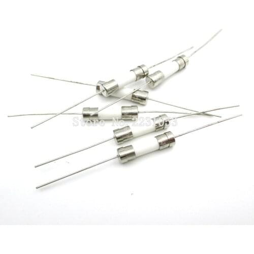 10PCS/LOT Slow Blow Fuse Ceramic Fuse 5*20mm T8A 250V With 2 Pin Fuse 8A/250V 5X20MM New