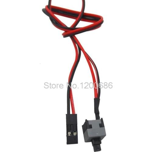 10 Piece Chassis Switch Line PC Host Switch Line Reboot Line POWER Key RESET Button