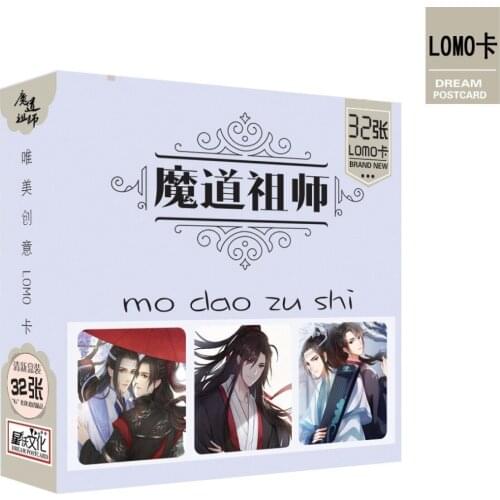 32 Sheets/Set Anime Mo Dao Zu Shi MDZS Lomo Card Mini Postcard Greeting Card Fans Gifts