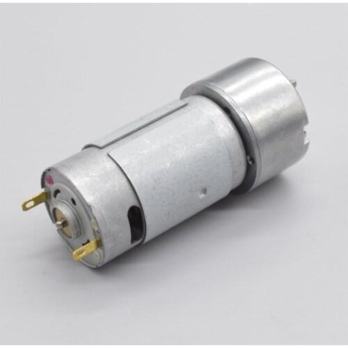 395 Carbon Gear Motor Micro Electric Machinery All Metal Gearwheel Geared Motors DIY Accessories DC 12-24V 130-260RPM 0.2A