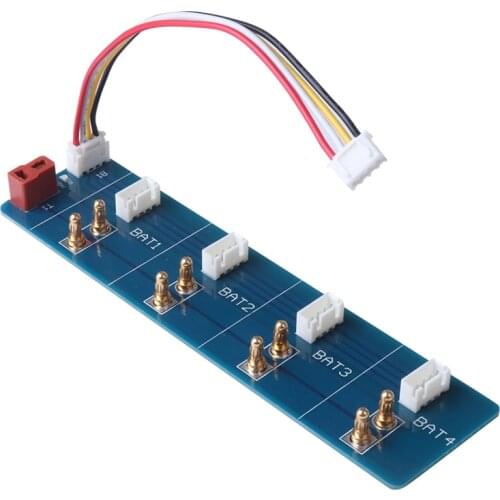 4 Port Battery Parallel Charging Hub for YUNEEC Typhoon Q500 Battery Charger Board Compatible with IMAX B6 B6AC Charger Adapter