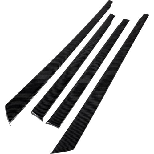 Interior Carbon Fiber Protector Accessories Fit For Mazda 3 Axela 2019 2020 Door Side Body Molding Decorative Cover Trim