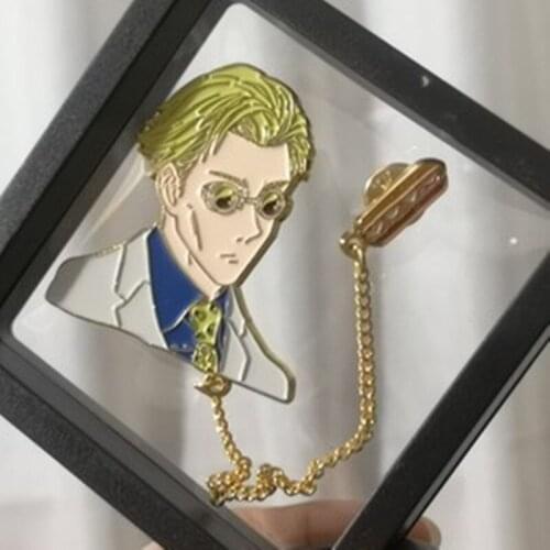 Anime Jujutsu Kaisen Gojo Satoru Nanami Kento Metal Badge Pin Brooch Pendant Bag Decor Acc Cosplay