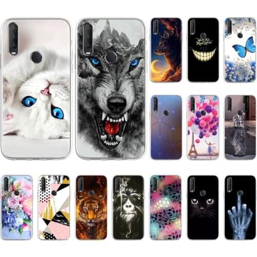 Painted Case For Alcatel 1S 2020 Case 5028Y 5028D 5024D TPU Soft Silicone Cover Funda For Alcatel 1S 2020 Case Etui Bumper Coque