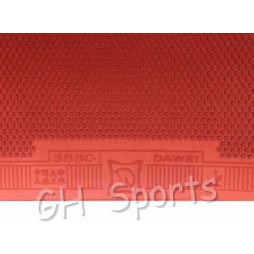 Dawei 388C-1 Good for Forehand-Attack Medium Pips-Out Table Tennis PingPong Rubber With Sponge