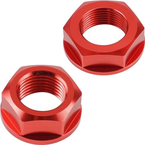 For Honda CRF 250R 450R 250RX 450RX 250X 450X 450L CRF50R Front M16 Rear M22 Wheel Axle Nut Screw Motorcycle Accessories