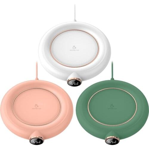 Electric Coffee Mug Warmer Home Office Desktop Heater Coaster 3 Modes LED Display with Auto Shut Off for Coffee Milk Tea
