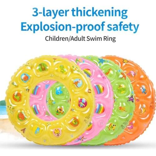 Newborn Neck Ring Safety Swimming Ring Inflatable Cushions Floating Swimming Pool Ring Baby Access Infants Circle Float Circle