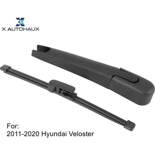 X Autohaux Rear Windshield Wiper Blade Arm Set for 11-20 Hyundai Veloster - 230mm 9inch