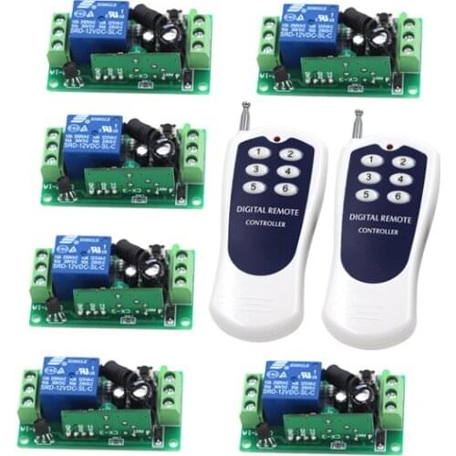 MITI-DC 12V 10A 1CH 315MHZ Wireless RF Remote Control Switch Transmitter+ Receiver Free Shipping SKU: 5131