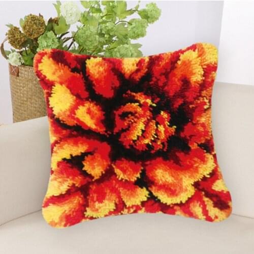 Flowers tapestry kits carpet embroidery sets latch hook rug kits foamiran for needlework canvas for carpet diy rugs Decor
