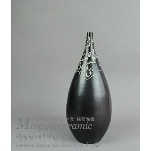 Supply of home decorations ceramic art vase three-piece suit modern crafts specialties 8145
