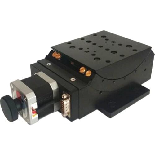 Precision electric angle table worm gear worm positive and negative 45 degrees angular displacement pitch table work table