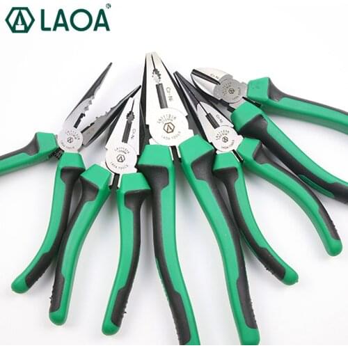 LAOA Industrial Wire Cutters Cr-Ni Fishing Pliers Electrician Tools Diagonal Pliers