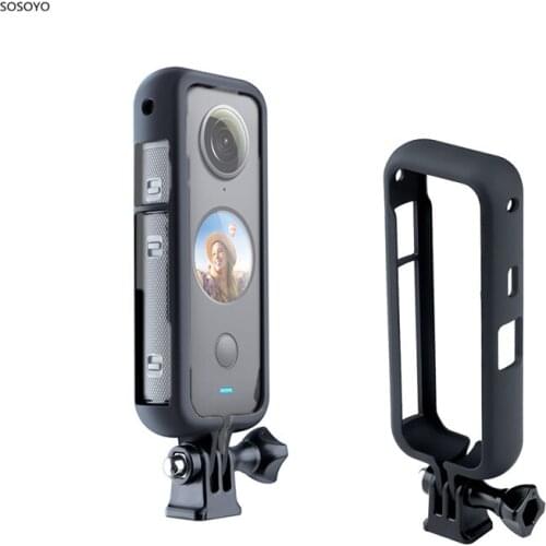 Panoramic Camera Frame Side Cooling border Protective Case Fixed Bracket For insta360 ONE X2 Accessories