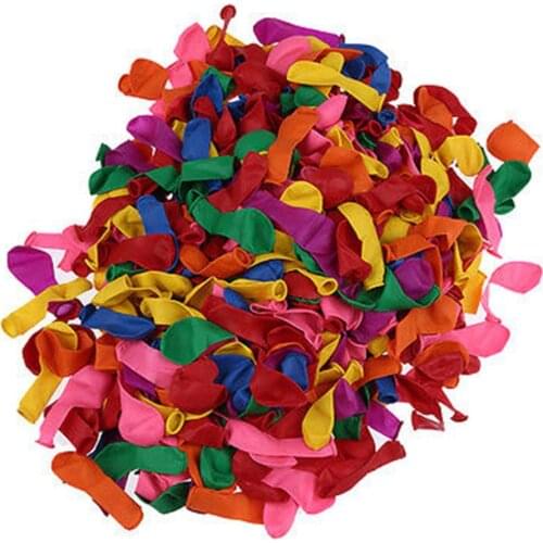 500PCS/Pack Shooting Waterbomb Balls Small Colorful Balloons For Outdoor Birthday Wedding Event Party Decoration