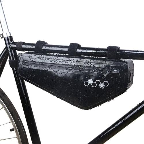 Bike Bag Waterproof PVC Triangular Under Tube Storage Bag for Mountain Road Bike Cycling Accessories