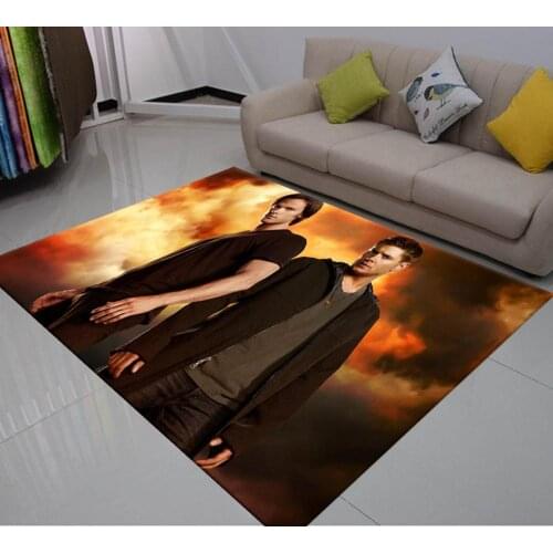 Supernatural Rug TV Series Floor Mat Outdoor Rug 3D Print The Film Carpet Christmas Gift Kids Bedroom Rugs Character Carpets
