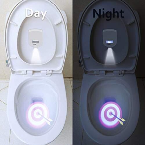 LED Toilet Light PIR Motion Sensor Night Lamp 8 Colors Backlight WC Toilet Bowl Seat Bathroom Night Light For Children
