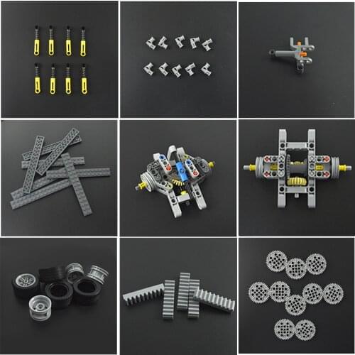 Technical Bulk Bricks MOC Parts Multiple sizes Building Blocks Educational Technology accessories Compatible All Brands