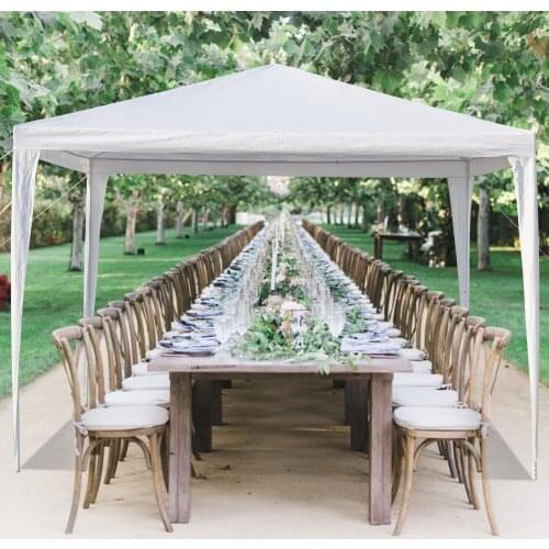 3 x 3m Waterproof Tent with Spiral Tubes Outdoor Garden Wedding Party Dinner Canopy Beach Sun protection Gazebo