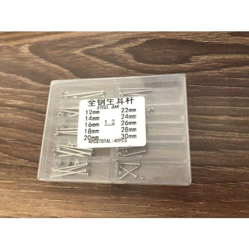 Free Shipping 1pc 1.3mm Stainless Steel Screw Spring Bar Set for Watch Repair