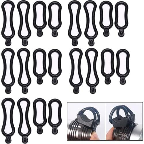 10PCS O-Ring Rubber O Ring Sealing Kit For LED Bicycle Light Headlamp Installation Mount 2 Sizes