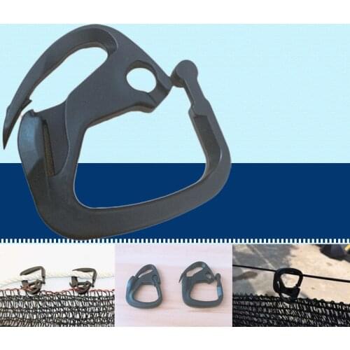 100Pcs/lot Shading Net Hook Plastic Hanging Hooks Greenhouse Sunshade Net Curtain Anti Drop Clips Poultry Aquaculture Fence Line