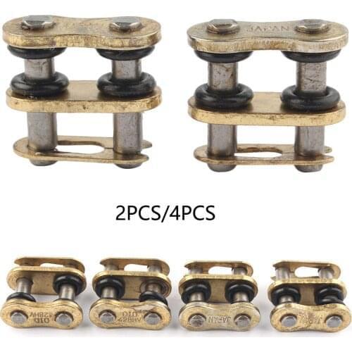 2 * 428 HV O-ring Heavy Duty Chain Connecting Master Link Motorcycle ATV Go Kart For Honda Harley Kawasaki Yamaha Suzuki ect