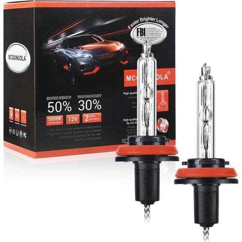 2PCS 12V 55W Xenon BULB H7 HID Conversion Kit H1 H3 H11 H7 9005 9006 9012 H4 Bulb Auto Car Headlight Lamp 4300k 5500K 8000K