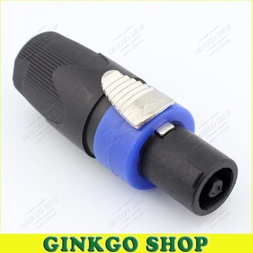 20pcs/lot Professional SPEAKON NL4FC Four Core Speaker Connector Plug Audio Connectors Ohm Sockect