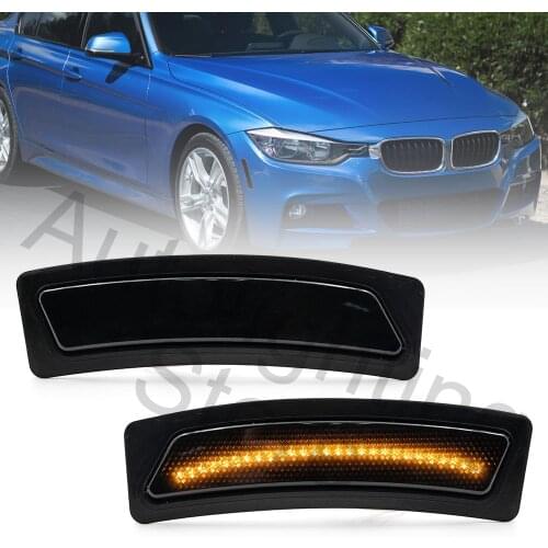2X Front Bumper Side Markers Lights For BMW 3 Series F30 F31 Touring LCI 320i 340i F32 M Sport 4 Series 420i 428i 435i F33 F36