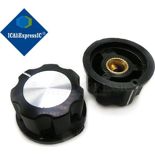 5pcs Hat MF-A03 potentiometer knob WH118/WX050 bakelite knob / copper core inner hole 6mm In Stock