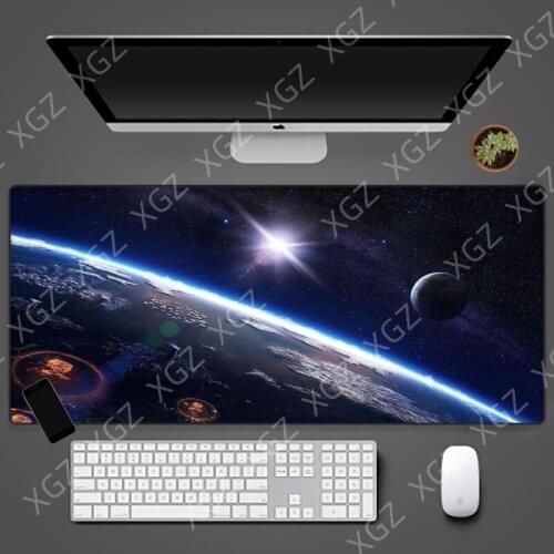YuzuoanXL Star Mouse Pad Large Pad Family Notebook Computer Gamer Rubber Pad Backlit Pad 7-color Desktop Game Pad Coaster