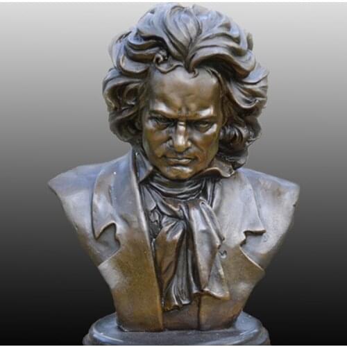 Beethoven bust bronze sculpture like music composer pianist study hotel decoration decoration