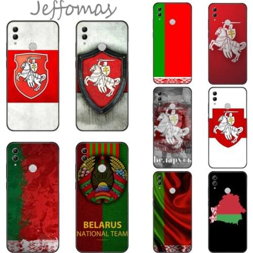 Belarus flag Accessories Black Cell Phone Case For Huawei Honor 7C 7A 8X 8A 9 10 10i Lite 20 NOVA 3i 3e