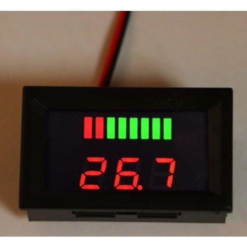 DC 12V-72V Lead-acid Digital Battery Capacity Indicator Charge Tester Voltmeter