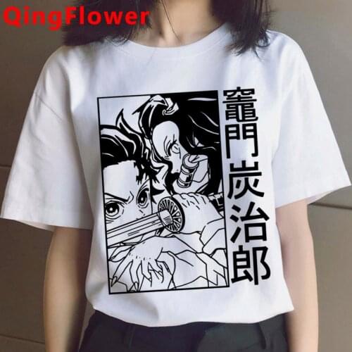 Demon Slayer Kimetsu No Yaiba summer top t-shirt male grunge graphic tees harajuku kawaii kawaii ulzzang top tees plus size