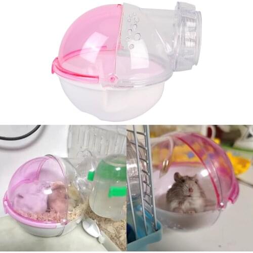 House Pets Hamster Mouse Bathroom Cage Box Pet Hamster Small Animal Bath Sand Room Small Animals Toilet For Hamster Mouse